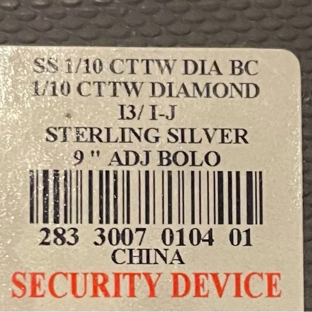 NEW Diamond Boho Tennis Bracelet 1/10 ct. t.w. Sterling Silver Women’s Jewelry